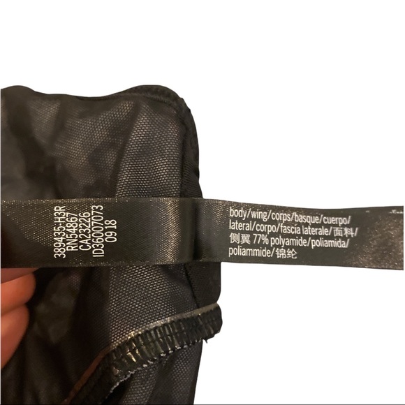 ‘Victoria Sport’  Black & Multicolor Jewel Print Sports-bra/ Size Large/ NWOT! - Picture 5 of 6